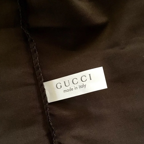 MINT Authentic Cotton Gucci Brown Dust Bag - Picture 6 of 7